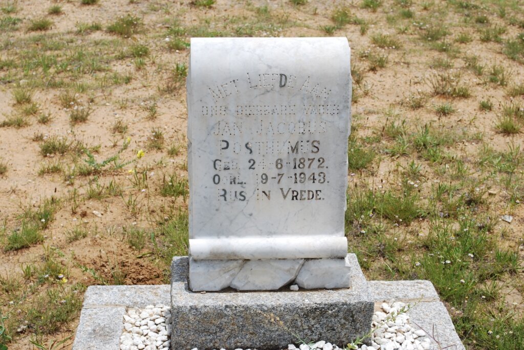 POSTHUMUS Jan Jacobus 1872-1943