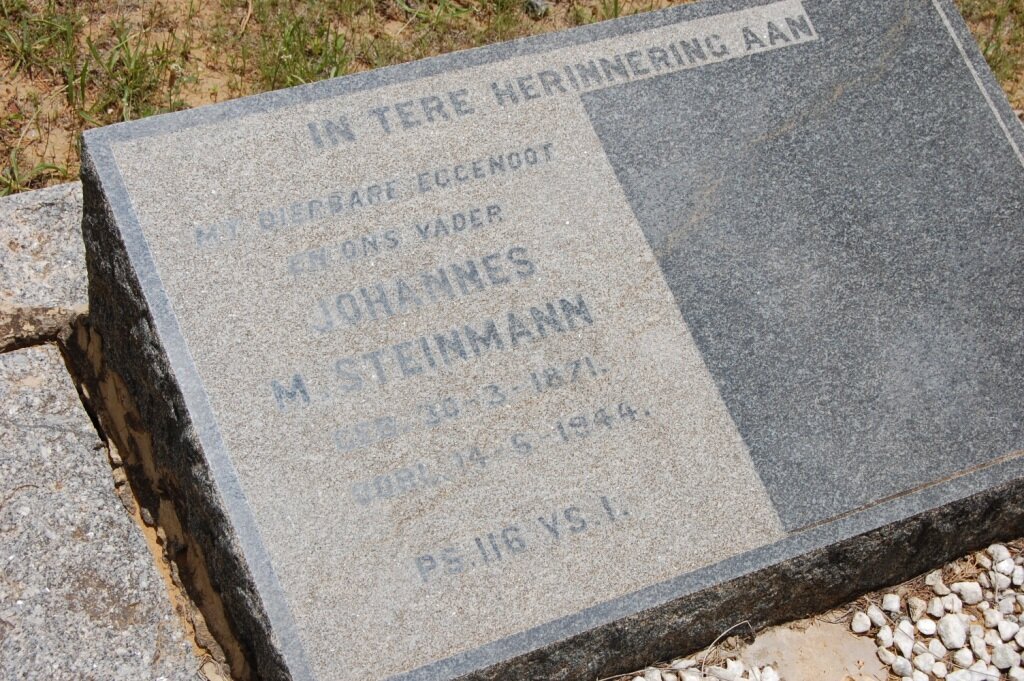 STEINMANN Johannes M. 1871-1944