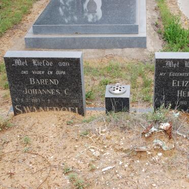 SWANEPOEL Barend Johannes C. 1907-1983 &amp; ELizabeth Helena 1910-1989