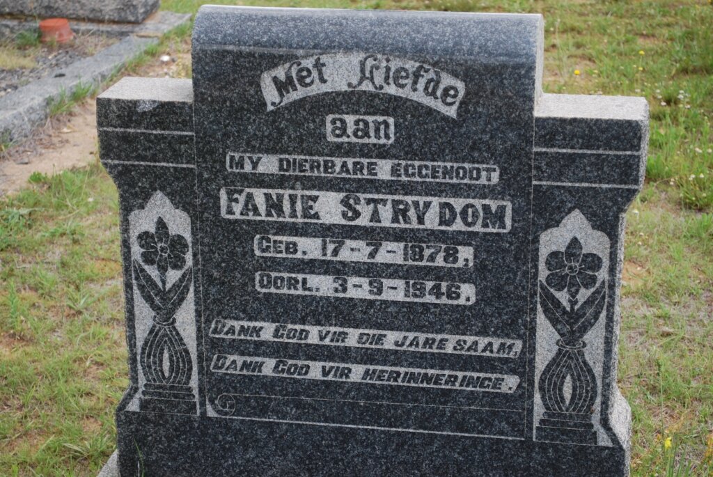 STRYDOM Fanie 1878-1946