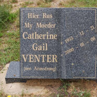 VENTER Catherine Gail nee ARMSTRONG 1955-2000