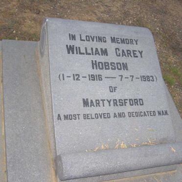 HOBSON William Carey 1916-1983