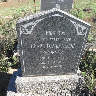 WEPENER Charl David Naude 1882-1958