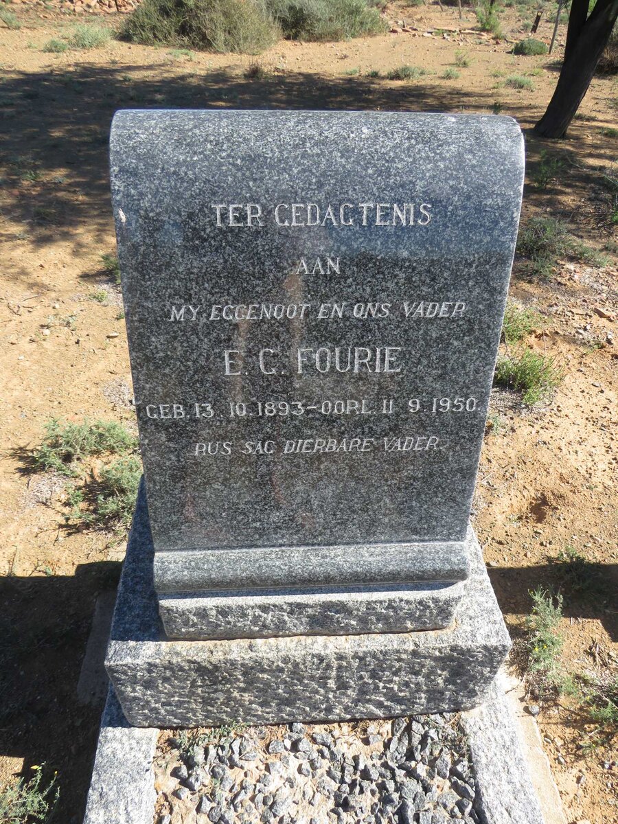 FOURIE E.C. 1893-1950