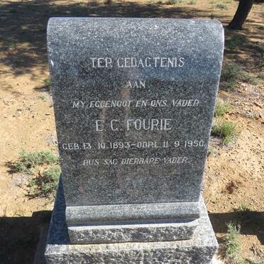 FOURIE E.C. 1893-1950