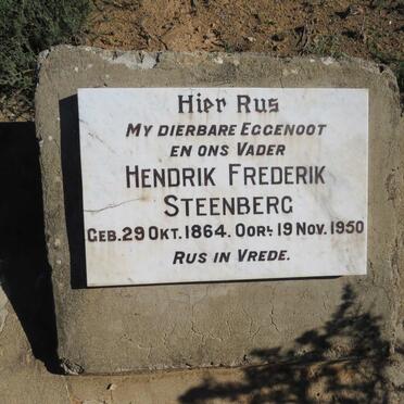 STEENBERG Hendrik Frederik 1864-1950