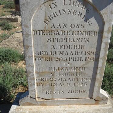 FOURIE Stephanus A. 1895-1925 :: FOURIE Elizabeth Magdalena 1903-1925_2