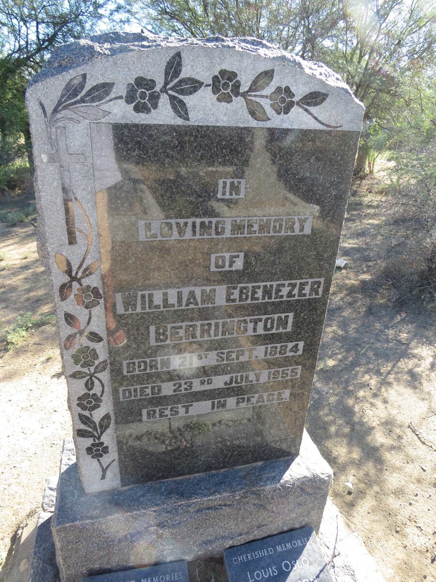 BERRINGTON William Ebenezer 1884-1955