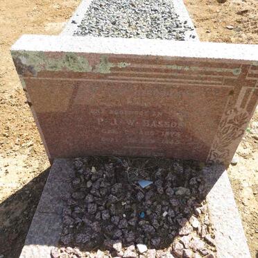 BASSON P.J.W. 1873-194?