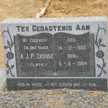 CROUSE A.J.P. 1898-1964