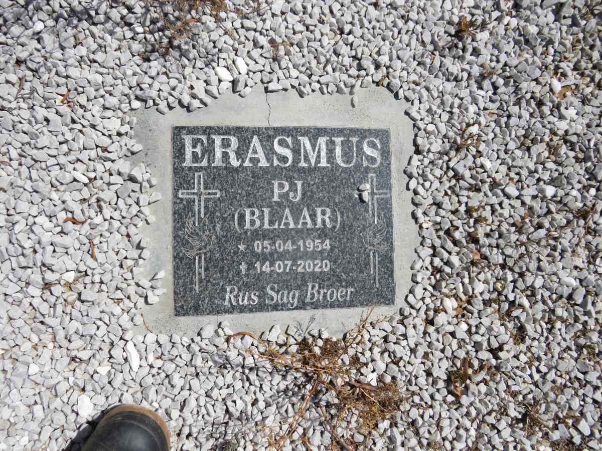 ERASMUS P.J.  1954-2020