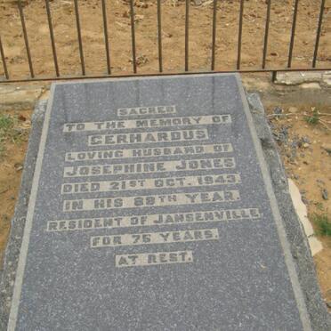 JONES Gerhardus -1943