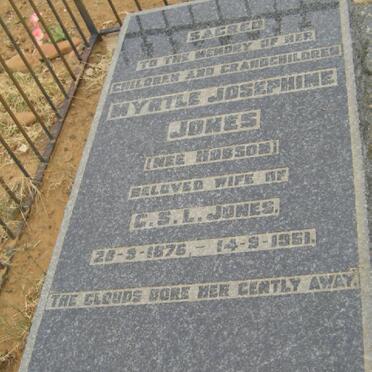 JONES Myrtle Josephine nee HOBSON 1876-1951