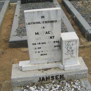 JANSEN Michael 1946-1946 :: JANSEN Millicent 1946-1946