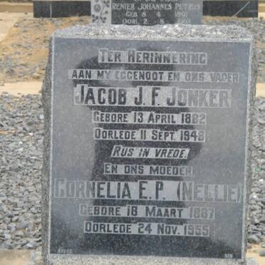 JONKER Jacob J.F. 1882-1948 &amp; Cornelia E.P. 1887-1955 