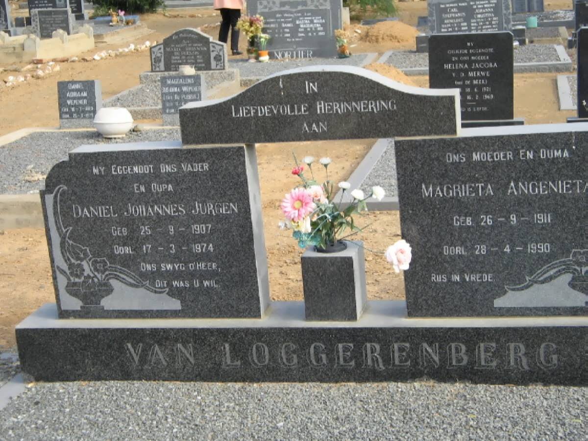 LOGGERENBERG Daniel Johannes Jurgen, van 1907-1974 &amp; Magrieta Angenieta 1911-1990