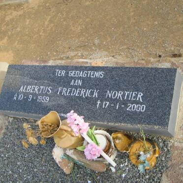 NORTIER Albertus Frederick 1959-2000
