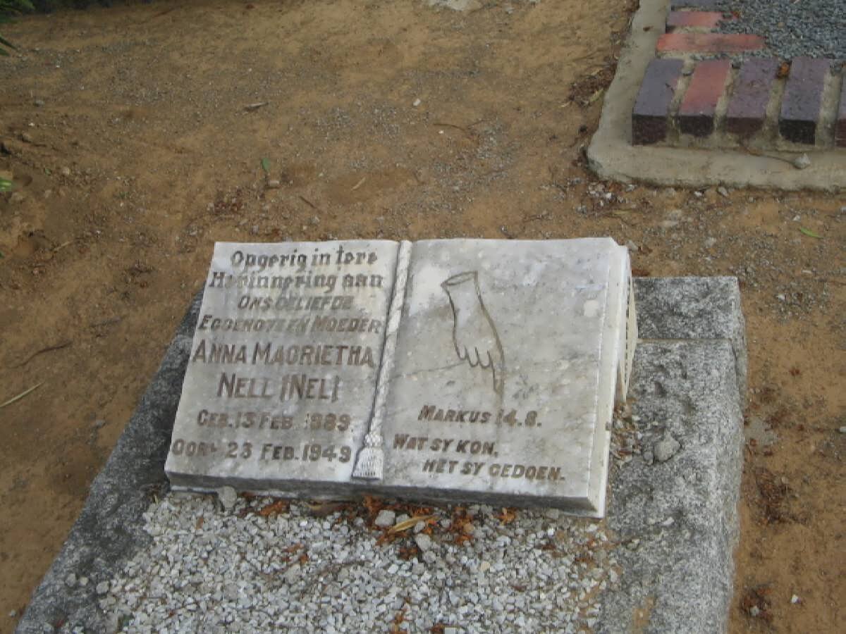 NELL Anna Maorietha geb NEL 1889-1949