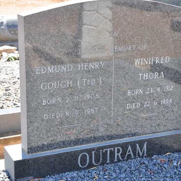 OUTRAM Edmund Henry Gough 1908-1987 &amp; Winifred Thora 1912-1994
