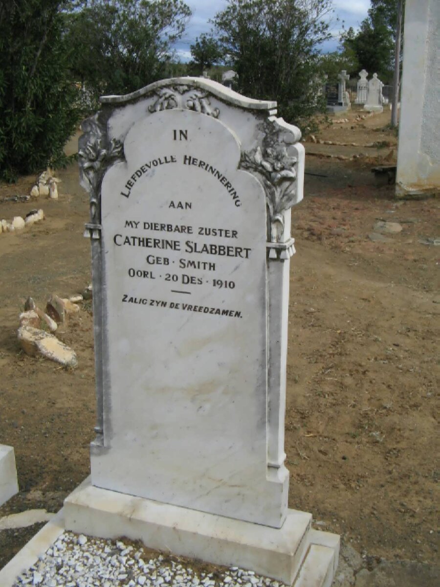 SLABBERT Catherine nee SMITH -1910