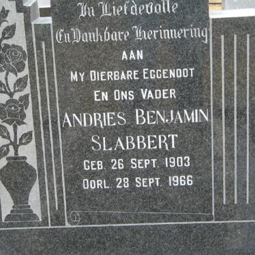 SLABBERT Andries Benjamin 1903-1966
