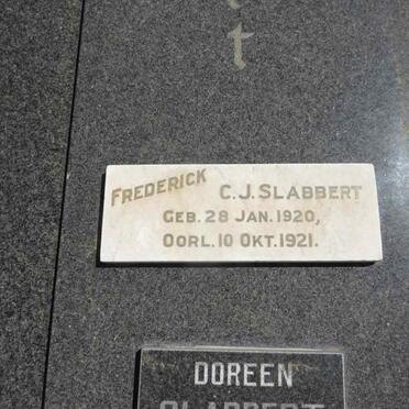 SLABBERT Frederick C.J. 1920-1921 
