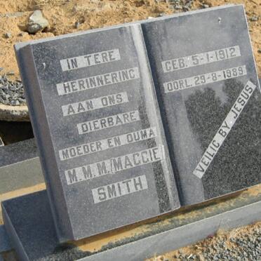 SMITH M.M.M. 1912-1989