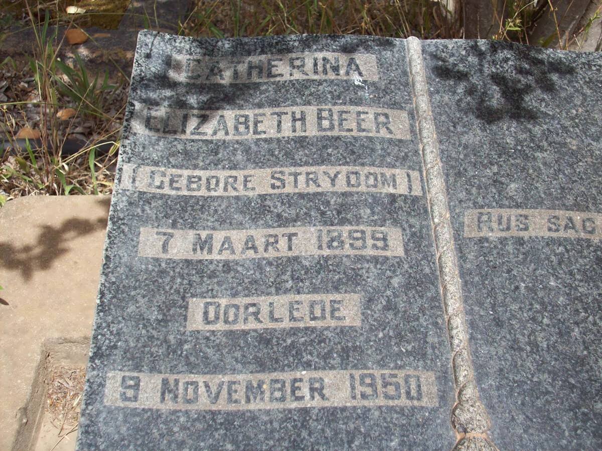 BEER Catherina Elizabeth nee STRYDOM 1899-1950