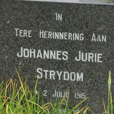 STRYDOM Johannes Jurie 1915-1978