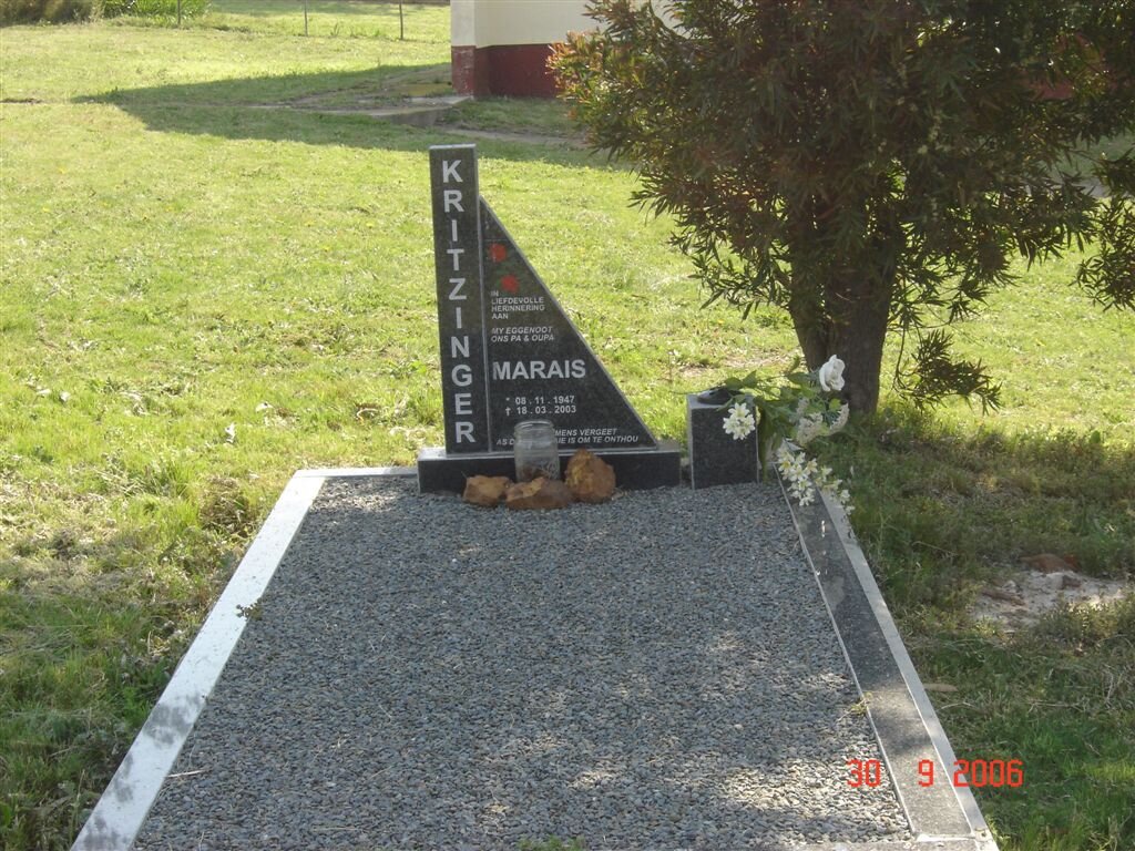 KRITZINGER Marais 1947-2003