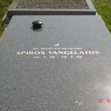 VANGELATOS Spiro 1928-1998