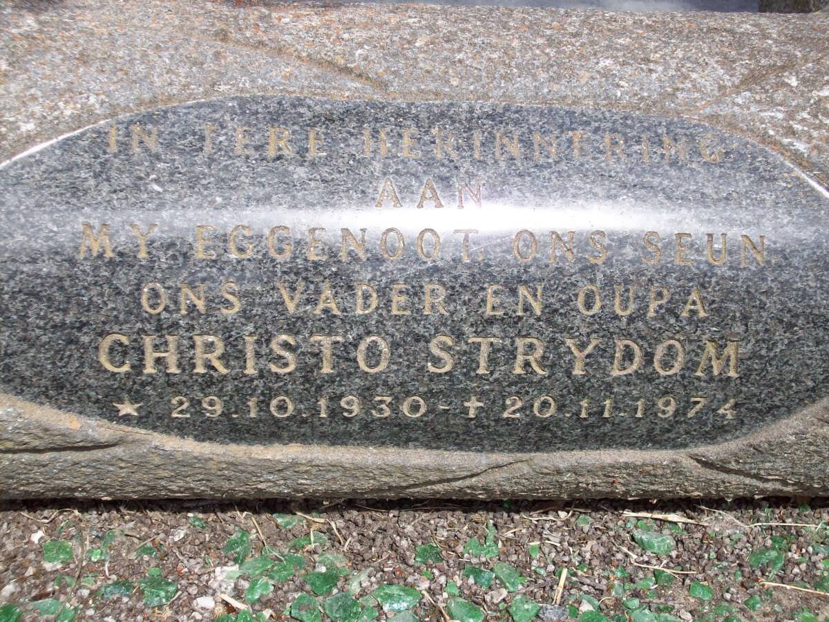 STRYDOM Christo 1930-1974