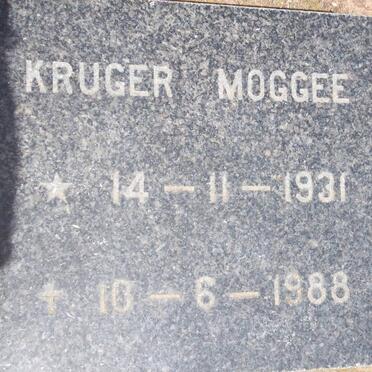 MOGGEE Kruger 1931-1988