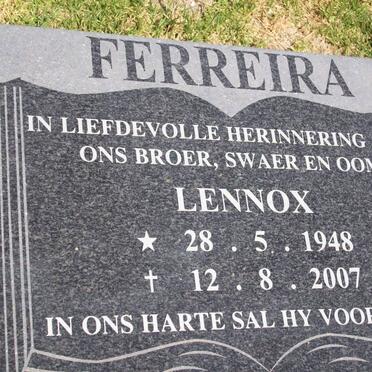 FERREIRA Lennox 1948-2007