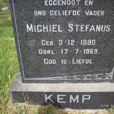 KEMP Michiel Stefanus 1890-1969