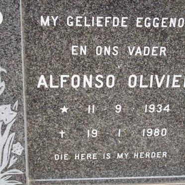 KEMP Alfonso Olivier 1934-1980