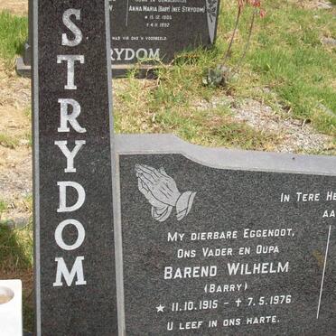 STRYDOM Barend Wilhelm 1915-1976