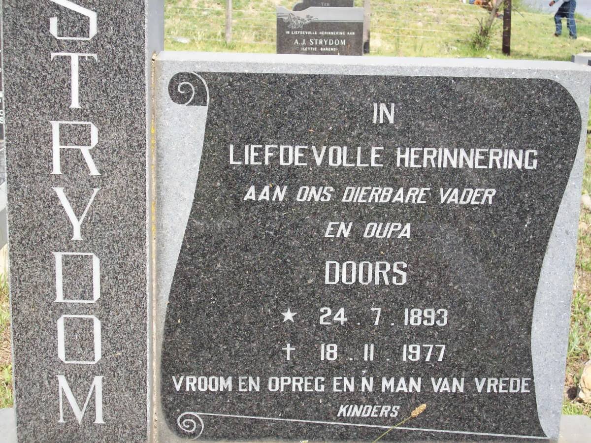 STRYDOM Doors 1893-1977