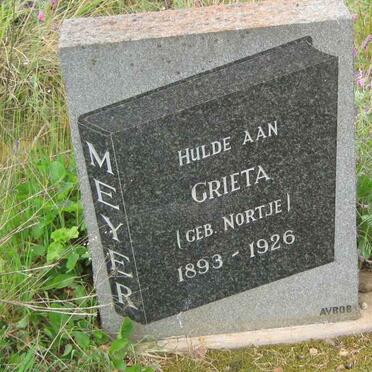MEYER Grieta nee NORTJE 1893-1926