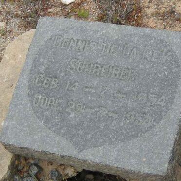 SCHREIBER Dennis de la Rey 1954-1954