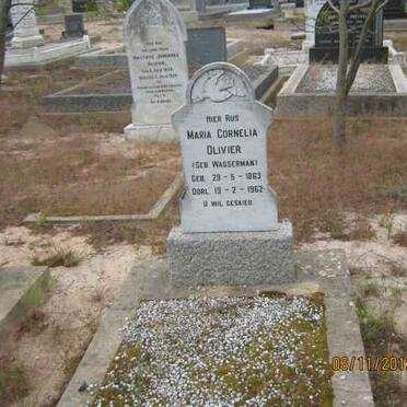 OLIVIER Maria Cornelia nee WASSERMAN 1863-1962