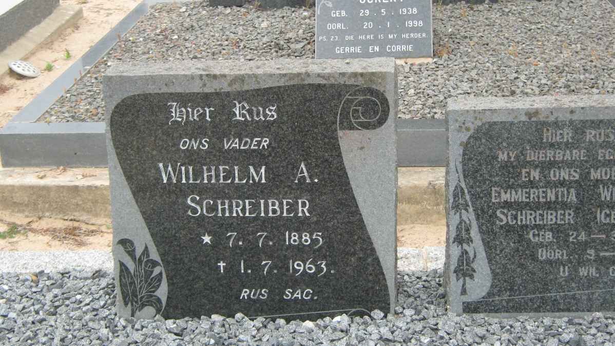SCHREIBER Wilhelm A. 1885-1963