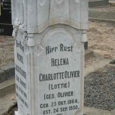 OLIVIER Michiel Jacob 1861-1928 &amp; Helena Charlotte OLIVIER 1864-1930