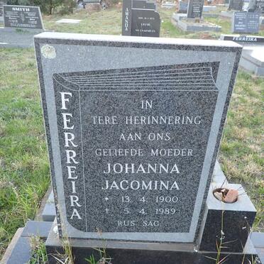 FERREIRA Johanna Jacomina 1900-1989