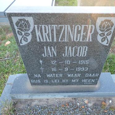 KRITZINGER Jan Jakob 1915-1993