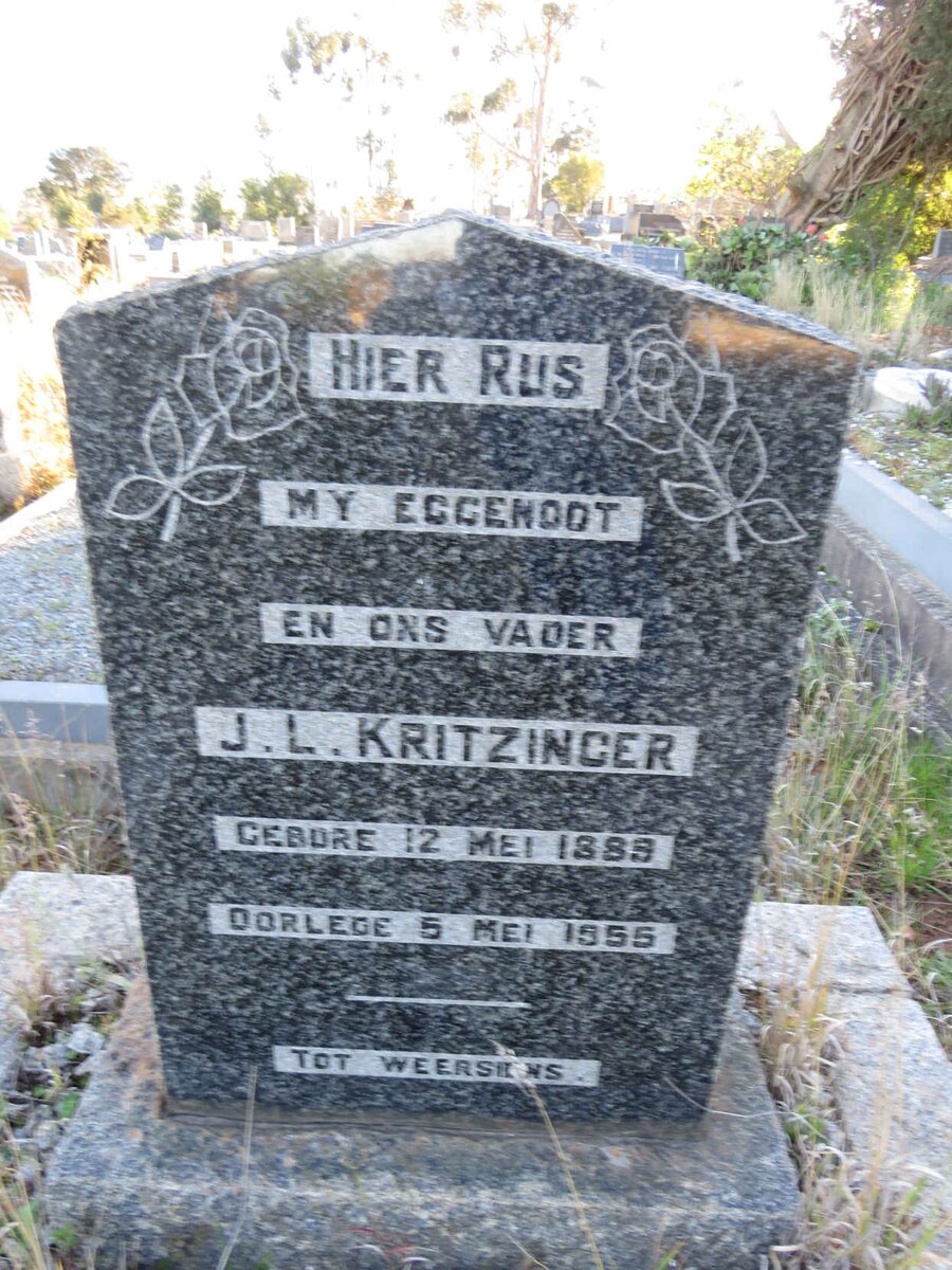 KRITZINGER J.L. 1889-1955