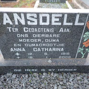 LANDSDELL Anna Catharina 1915-2006