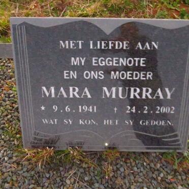 MURRAY Maria 1941-2002