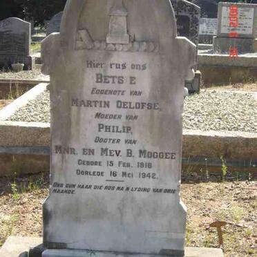 OELOFSE Betsie nee MOGGEE 1916-1942