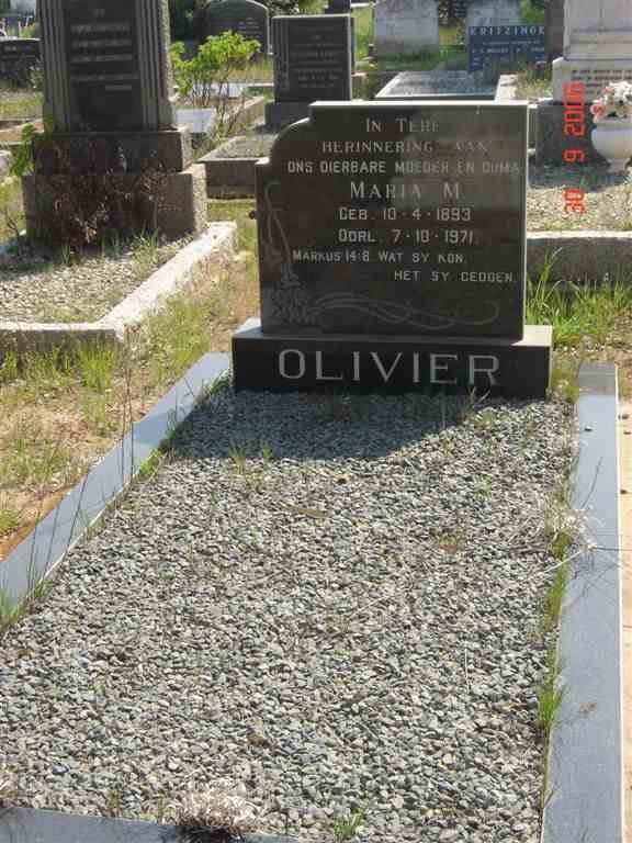 OLIVIER Maria M. 1893-1971